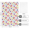 thumbnail image 2 of 2 Pcs Pioneer Flower Floral Print Pattern Kitchen Towels, Funny Microfiber Dish Towel Set, 18" X 26" Tea Towels, 2 of 6