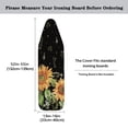 thumbnail image 5 of HELLHERO Polyester Fiber Fabric Iron Board Cover 3 Fasteners Elastic Edge Replacement Ironing Board Covets for Home Ironing, 5 of 5