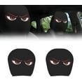 thumbnail image 1 of Funny Cartoon Car Headrest Covers – 2PCS Universal Fit,Head Rest Covers Funny Eye,Big Eyes Cars Seat Protector Cover,Automobile Headrest Protector,Universal Interior Cars Accessories(Style-B,2PCS), 1 of 8