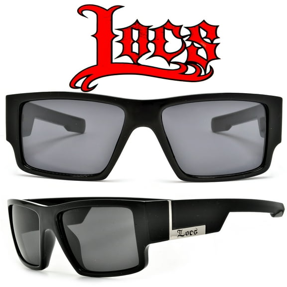 MENS LOCS OG GANGSTER LOWRIDER CHOLO DARK BLACK SHADES SUNGLASSES