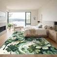 thumbnail image 3 of ODIKA 5' x 7' Machine Washable Non-Slip Area Rug, watercolor floral High Traffic Rug, Green, 1302560, 3 of 7