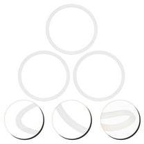 GOOHOCHY 3Pcs Sealing Rings Silicone Replacement Gasket for Jars and Cup Lids Leakproof Sealed Rings