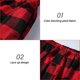 thumbnail image 3 of Pantalones de pijama a cuadros informales, cintura alta, holgados, para dormir, ropa de casa navideña, 3 of 5