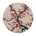 thumbnail image 2 of RUIYC  Plum Blossom Round Tablecloth with Elastic Fitted Tablecloth for Round Tables Party Table Cover for Indoor 0utdoor Dinning,, 2 of 7