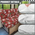 thumbnail image 6 of Yuyamidu Snowman RV Dinette Cushion Covers Xmas Tree RV Dinette Cushion Slipcover Red Christmas Camper Couch Cushion Covers Set Include 1 Bench Cover 1 Backrest Cover, 6 of 7