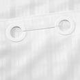 thumbnail image 2 of Whitmor No Hook Split Ring Checkered Pattern Shower Curtain w/No Snap Liner, 71" x 74", 2 of 5
