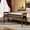 Brown, variant on Christopher Knight Home Mid-Century PU Leather Bench, Vintage Button Tufted End of Bed Sofa, Beige