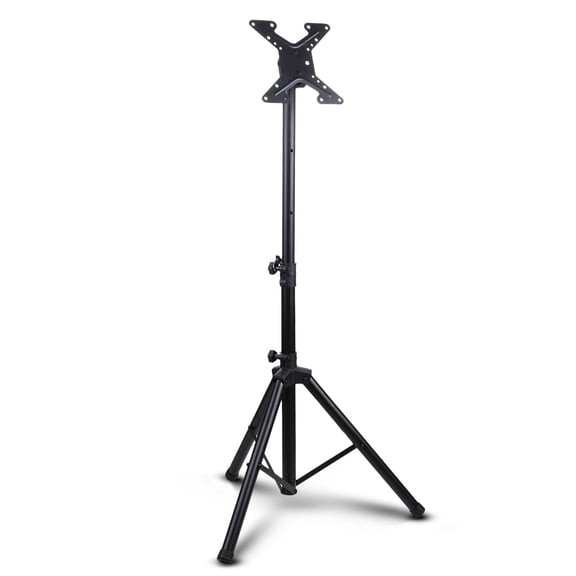 PYLE PTVSTNDPT3215 - Tripod TV Stand - Portable Flat Panel Television & Monitor TV Mount Stand, Height Adjustable (for TVs up to 32’’)