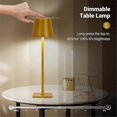 thumbnail image 3 of Modern Led Portable Cordless Table Lamp,usb Rechargeable Touch Desk Lamp,3 Color & Stepless Dimming, 3 of 5