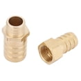 thumbnail image 4 of Oubit Barb Reducer Fitting,Brass Barb Reducer Tube Brass Pipe Fitting Brass Barb Fitting Extended Durability, 4 of 9