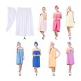 thumbnail image 3 of Toystoory Toalla de baño de secado rápido de 2 piezas con fuerte absorción de agua y toalla para playa y para nadar de fijación estable Juegos de accesorios de baño rosa, 3 of 6
