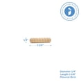 thumbnail image 3 of Wooden Dowel Pins 1/4 inch x 1-1/4 inch, Pack of 250 Spiral Dowel Joints for Woodworking, Furniture and Crafts, by Woodpeckers, 3 of 6