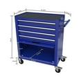 thumbnail image 4 of Roromall Rolling Tool Chest Removable Metal Tool Cart Storage Cabinet Tool Set with 4 Wheels Drawers and Tools, 4 of 6