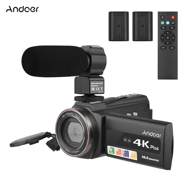 VIDEO 4K/60FPS Cámara de Videos 3.7V 2000mAh 3 Pulgadas CámaRa de video Con Pantalla Tálil