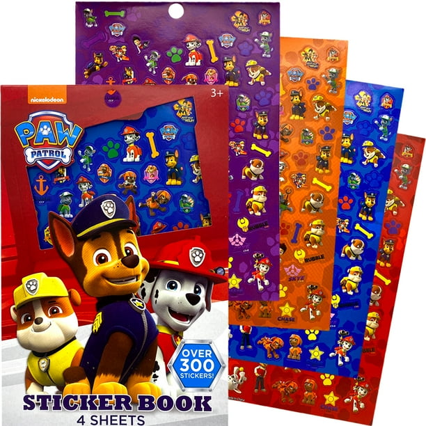 paw patrol book and figures