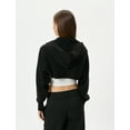 thumbnail image 3 of Hooded Crop Cardigan Long Sleeve, 3 of 5