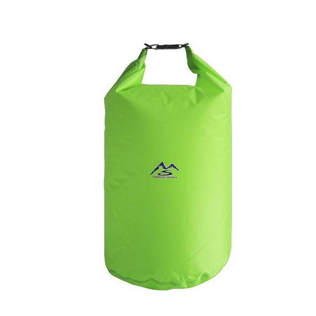 Yimiti Sac Étanche de Plein Air pour Rangement, Randonnée, Camping, Kayak, Pêche, Vert Brillant 20 L