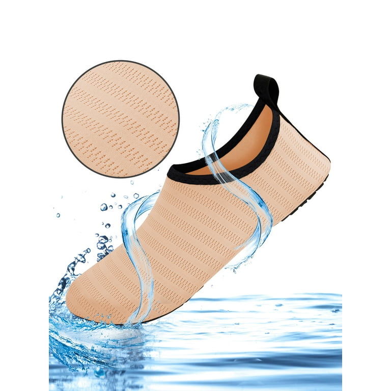 Water Shoes for Men Women Quick-Dry Aqua Water Socks Slip-on