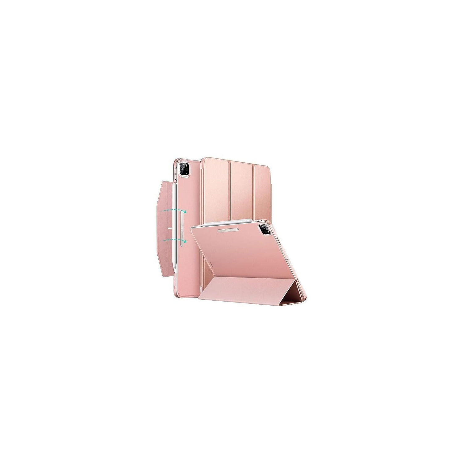 SaharaCase ESR Folio Case for Apple iPad Pro 11" (2nd 3rd and 4th Gen 2020-2022) Rose Gold (TB00006)