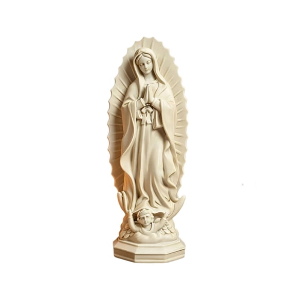Guadalupe Statue Our Lady Of Guadalupe Statue Mary Figurine 11.8in Catholic Religious Home Decor Gift Resin Indoor Outdoor Garden Decor