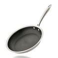 thumbnail image 5 of Mainstays 10-inch Tri-Ply Stainless Steel Hybrid Non-Stick Fry Pan with Cool Touch Stainless Steel Handle, 5 of 16