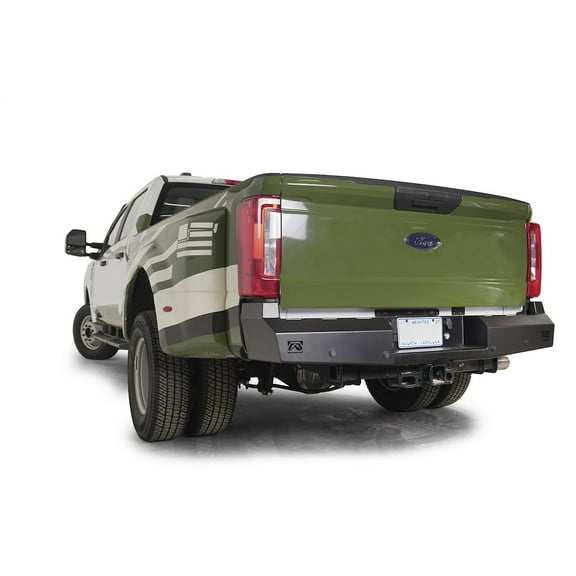 Fab Fours FS23-RT5950-1 Red Steel BUMPER TRUCK REAR