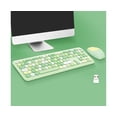 thumbnail image 2 of MOFII 1 Set Wireless Keyboard Colorful Mute 2.4G 1600DPI Optical USB Mouse Computer Accessories for Office - Purple, 2 of 5