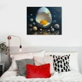 thumbnail image 5 of Nawypu Abstract Art Picture Decoration - Abstract Egg Solar System Planet Object Space Planet Poster - Home Canvas Painting Wall Art Poster for Bedroom Living Room Decor, 5 of 5