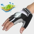 thumbnail image 2 of Bike Gloves for Men Women with Anti-Slip Shock-Absorbing Pad, Light Weight Half-Finger Cycling Gloves, 2 of 7