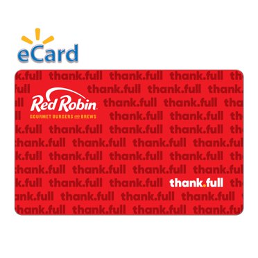 Red Robin $25 eGift Card - Walmart.com