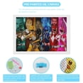 thumbnail image 3 of Power Rangers Diamond Art Kits for Adults Diamond Art Gem Art Painting Full Drill Round Art Gem Painting Kit for Home Wall Decor, 3 of 6