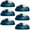 Multicolored, variant on PhooArto 6 Pcs Cup Drawer Pulls, Ocean Octopus Painting Shell Shape Handles Cabinet Knobs for Dresser Cupboard Closet Wardrobe with Screws