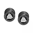thumbnail image 1 of 4xElegantes Aretes Para Hombres Y Mujeres Aretes Redondos De Metal Joyería Piercing Estilo I, 1 of 8