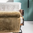 thumbnail image 6 of Exclusivo Mezcla Plush Fuzzy Large Fleece Throw Blanket (50" x 70", Brown)- Soft, Warm and Lightweight, 6 of 7