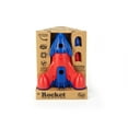 thumbnail image 6 of Green Toys Rocket with 2 Astronauts Toy Vehicle Playset, Blue/Red, 6 of 8