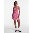 thumbnail image 2 of No Boundaries Woven Babydoll Mini Dress, Women’s XXS-XXL, 2 of 4
