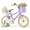Purple, variant on 12 Inch Kids Bike for Boys & Girls Ages 3-12, Kids Bicycle with Training Wheels, Basket, Streamers & Doll Seat, Dual Brake Children Bike,Purple