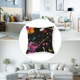 thumbnail image 5 of Abstract Graffiti Pillow Cover Decoration Pillow Cushion Cover Sofa Living Room Bed Sofa Car Pillow Cover Colored Neon Lights Paint Splashing  1 Set 2, Various Sizes, 5 of 7