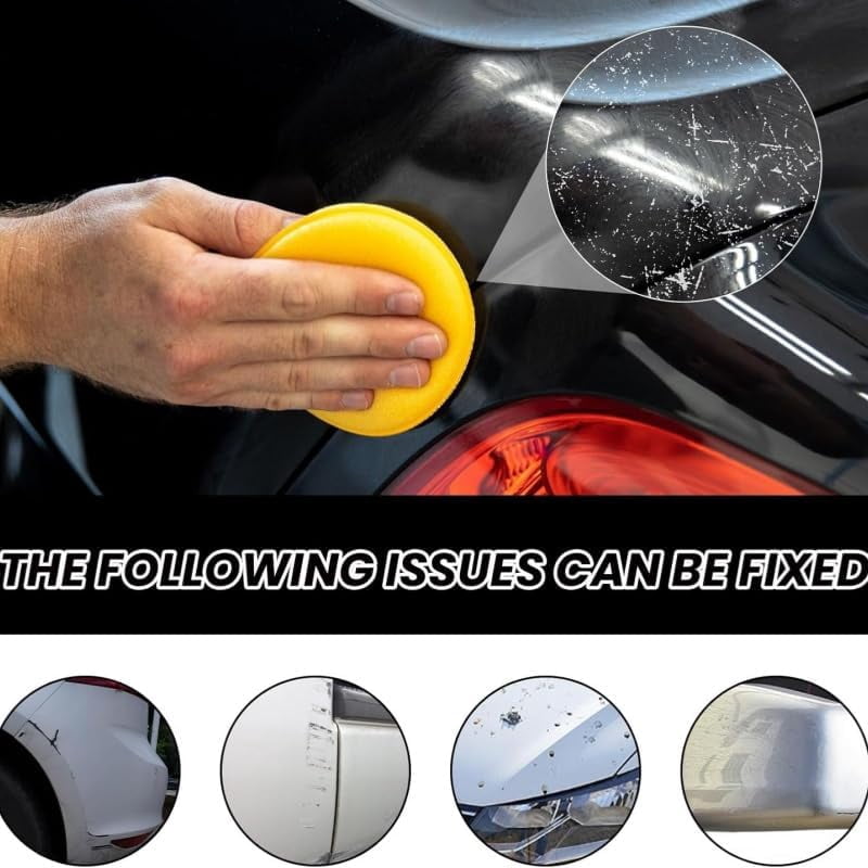 Nanopolix Scratch Remover,Nano Polix Car Cloth,Eliminate All Car Scratches in 60 Seconds,Quick Fix Removal Paste for Deep Scratches