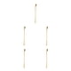 thumbnail image 1 of Cuchara mezcladora de acero inoxidable sweethay 5piezas oro Escribe un, 1 of 6