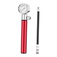 thumbnail image 4 of Mini bomba de bicicleta con manómetro, bomba de bicicleta de alta presión con doble válvula para bicicletas de carretera rojo, 4 of 9