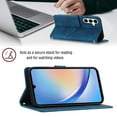 thumbnail image 4 of for Samsung Galaxy A16 5G Crossbody Wallet Case with Card Holder, Flip Folio Book Style Leather Shockproof Protective Phone Cover with Shoulder Strap/Lanyard for Samsung Galaxy A16 5G, Blue, 4 of 9