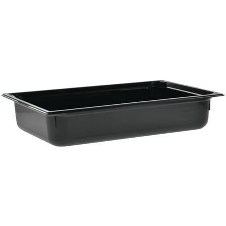 Vollrath Super Pan Black Steam Table Pan Full Size 4"D High Temp