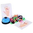 thumbnail image 1 of Juguetes de Ciencia Juego de anillos elásticos para dedos Juego educativo de rompecabezas de anillo de agarre de mano para niños Tmvgtek Nuevos Originales, 1 of 6