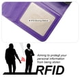 thumbnail image 4 of Funda tipo cartera desmontable Bocasal para iPhone 16 Pro de 6,3 pulgadas, color morado, 4 of 9