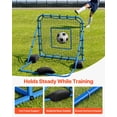 thumbnail image 2 of VEVOR Soccer Rebounder Net, Quick-Switch Angle Soccer Goal Rebounder for Control, Passing Practice, Heavy-Duty Iron Frame & PE Net, Easy Setup Ball Training Equipment for Teens&Adults,3.7 x 3.7 ft, 2 of 9