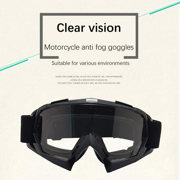 Qiopertar Clearance Free Shipping Motorcycle goggles anti fog goggles windproof helmet glasses riding ski goggles under 5 Saving Up To 90 Off Walmart