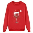 thumbnail image 3 of Aofany Matching Christmas Sweatshirts for Family Xmas Crewneck Pullover Tops Casual Shirts for Family Member, 3 of 3