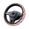thumbnail image 4 of Elastic Steering Wheel Cover, pink makeup Stretch Thickening Car Steering Wheel Cover Women Men, Steering Wheel Protector Universal 15 in, 4 of 7