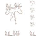 thumbnail image 1 of Sonducket 2 piezas fiesta viaje mujer horquilla estilo Vintage Cosplay insectos pelo Clip decoración joyería cumpleaños regalo plata Plata 10Conjunto, 1 of 6